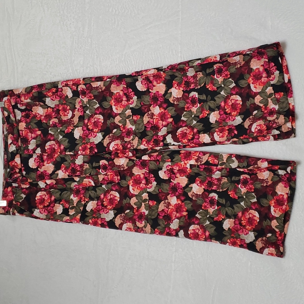 Banana Republic Floral Wide-leg Blake Crop Pant 6